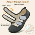 thumbnail image 2 of Barerun Womens Slippers Wide House Shoes Adjustable Diabetic Shoes, 2 of 6