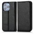 thumbnail image 5 of Allytech for iPhone 12 6.1 inch Case,Multi-Function Business Shockproof Hidden Magnetic Closure PU Leather Flip Wallet Card Multi-Angle Stand Full Body Protection Phone Cover,For iPhone 12,Black, 5 of 7
