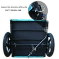 thumbnail image 2 of Vivifying 2-in-1 Pet Bike Trailer for Small Dogs with Safety Leash, Road-Visibility Bicycle Stroller, Weather-Strong Bike Wagon Trailer Sidecar Attachment, Bicycle Wagon, 2 of 8