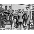 thumbnail image 2 of Immigration. Failed Immigrants Awaiting Deportation On The Roof Of The Main Building At Ellis Island. Halftone, 2 of 2
