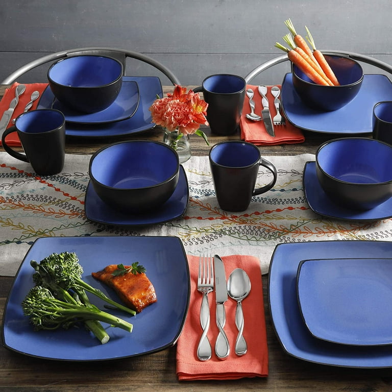 Gibson Elite Soho Lounge 16-Piece Dinner Tableware Set, Kitchen