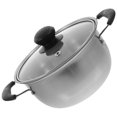 thumbnail image 3 of Stainless Steel Soup Pot Lidded Food Supplement Pot Double Handle Cooking Pot, 3 of 5