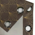 thumbnail image 4 of Ambesonne Art Deco Grommet Curtain, Dark Brown Vintage Shells, 50"x72", Dark Brown Sand Brown, 4 of 5