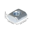 thumbnail image 2 of Support d'Écrou Coulissant en T Série 20 Norme Européenne M5 Fileté Acier au Carbone 50 Pcs, 2 of 5
