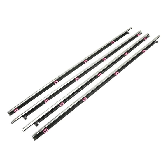 Weatherstrip Window Seal for Honda Accord No.72450T2AA01/72410T2AA01/72950T2AA01/72910T2AA01 4pcs