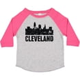 thumbnail image 3 of Inktastic Cleveland Skyline Grunge Boys or Girls Toddler T-Shirt, 3 of 5