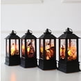 thumbnail image 3 of Portable Lanterns Candle LED Lamp Lights, Pumpkin Flame Lights Hanging Lanterns for Home Party Porch, 3 of 7