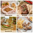 thumbnail image 7 of 300pcs Square Checkered Wax Paper Sheets 11.81" x 11.81" Oil-absorbing Dry Food Wrapping Paper for Sandwich Baking Liners Picnic Basket Bread Hamburger Wrap Kitchen, Blue, 7 of 7