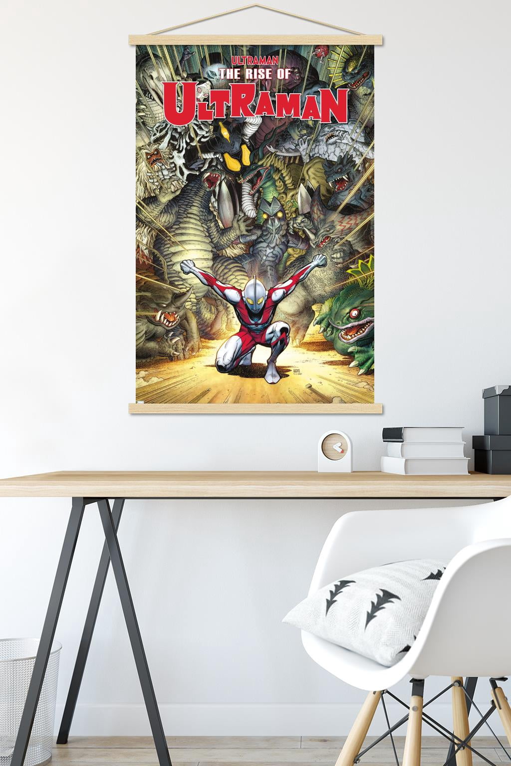 The Rise of Ultraman - Cover #2 Variant by Arthur Adams Wall Poster with Magnetic Frame, 22.375" x 34"