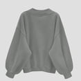 thumbnail image 6 of Oversized Sweatshirts for Women Fall Fashion Solid Loose Comfy Sweatshirts Long Sleeve V Neck Pullover Tops Fall Outfits for Women 2026, 6 of 6