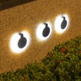 thumbnail image 1 of Luz Led Solar Para Césped Luz de jardín enterrada 17LED Lámpara enterrada en el hogar 300mAh Dura hasta 8H (Luz blanca), 1 of 8