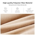 thumbnail image 4 of Baby Carrier Cover Hooded Stretchy Cloak for Baby Windproof Soft Baby Stroller Winter Cover with Pocket, 4 of 5