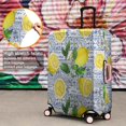 thumbnail image 4 of Yellow Lemon Fruit Tiles Blue Pattern Luggage Cover Fashion Suitcase Cover Baggage Covers Fit 25-28 Inch Luggage (Go Travel), 4 of 5