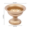 thumbnail image 2 of 10* Gold Flower Vases Trumpet-shaped Gold Wedding Party Centerpiece Flower Vase, 2 of 16