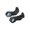 A, variant on Ergonomic Thumb Rest Handlebar Grip, Angle Adjustable, Soft Rubber Composite, Non-Slip Texture, Fits 22mm Handlebars, Aluminum Alloy Base, Color C, One Size, 156g