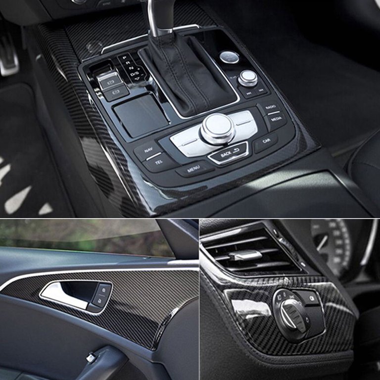 Star Home Tint Film Glossy Carbon Fiber Pattern Auto Accessories Premium Vinyl  Car Wrap Sticker for SUV 