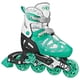 thumbnail image 1 of Patines en línea Roller Derby para niñas, ajustables, color menta, 1 of 5