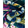 thumbnail image 4 of Unique Loom Bloom Collection Area Rug - Celosia (7' Round Multi/Green), 4 of 7