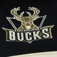 thumbnail image 5 of Men's Mitchell & Ness Olive Milwaukee Bucks Double Clutch Head Coach Hoodie, 5 of 5