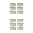thumbnail image 3 of Recipiente de Plástico de Grado Alimenticio Billuyoard con Tapa Transparente Verde 6 Piezas, 3 of 6