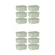 thumbnail image 3 of Recipiente de Plástico de Grado Alimenticio Billuyoard con Tapa Transparente Verde 6 Piezas, 3 of 6