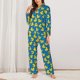 thumbnail image 2 of Fotbe Rubber Duck Conjunto de Pijama de Manga Larga para Mujer con Estampado, Ropa de Dormir de 2 Piezas, Conjunto de Casa Suave y Cómodo con Bolsillos-Small, 2 of 7