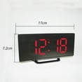 thumbnail image 2 of Gseagtia Digital Alarm Clock,  Large Mirrored LED Clock with Dual USB Charger Ports | Easy Snooze Function, 2 of 6
