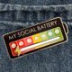 thumbnail image 3 of Pin esmaltado divertido: My Social Battery Creative Lapel Pin Move to The Mood As You, que es duradero y resistente a los arañazos., 3 of 5