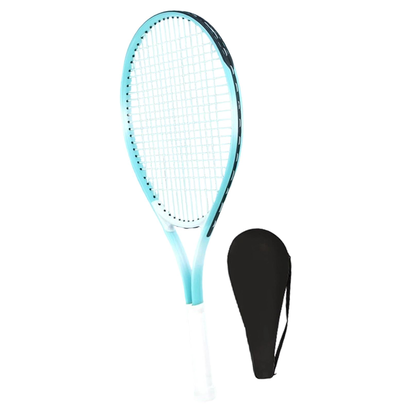 harayaa Adult Alloy Tennis Racket Portable Pre Strung Racket for Training Tennis Racquet Blue