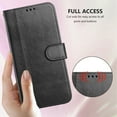 thumbnail image 6 of for Samsung Galaxy F04 Phone Case Wallet Protective Case leather Cover with magnetic closed cBlackit card slot shockproof protection phone case, 6 of 7