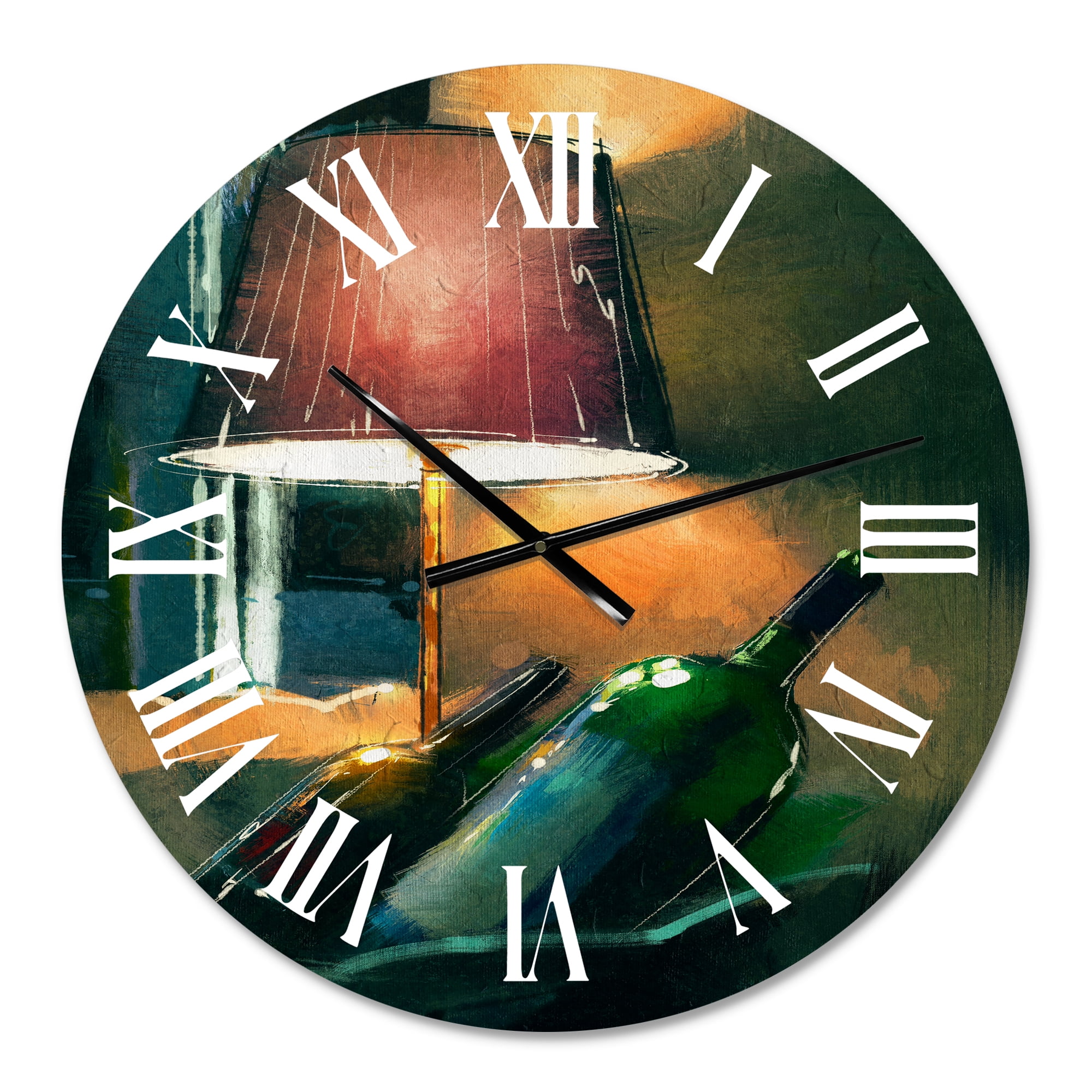 Designart 1 in Quartz Modern/Contemporary Wall Clock