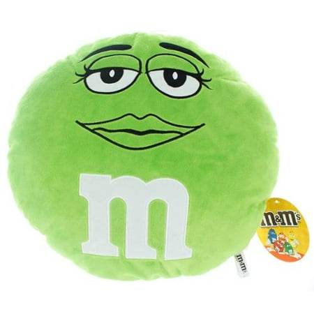 M M S 18 Plush Pillow Green Walmart Com
