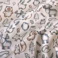 thumbnail image 2 of 2-Pack Jersey Mini Fitted Crib Sheets, Woodland, 2 of 9