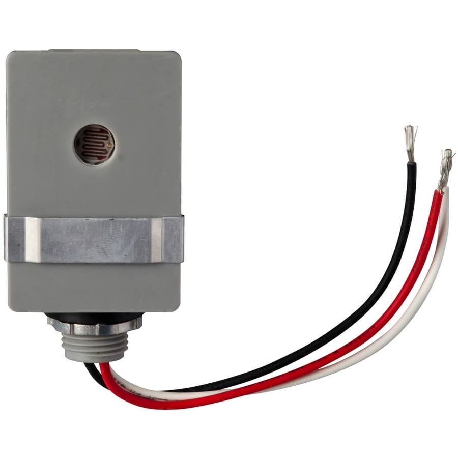 Woods 59410 Directional Dusk To Dawn Photo Control, Stem Mount, Grey