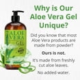 thumbnail image 5 of Aloe Vera Gel with freshly cut organic 100% Pure Aloe Pump - Big 16oz with Treatment Pump, 5 of 9