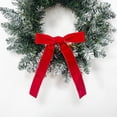 thumbnail image 6 of 12pcs Mini Velvet Bows Velvet Christmas Tree Bows Rustic Crafts Gift Ribbon Bows for Xmas Trees Wreaths Gifts Wedding Indoor Outdoor Decorations, 6 of 7