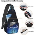 thumbnail image 4 of Merry Christmas Birth Christ Sling Bag Crossbody Hiking Travel Chest Bags Backpack Shoulder Daypack for Women Men, 4 of 7
