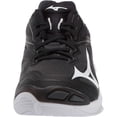 thumbnail image 2 of Mizuno Women's Wave Lightning Z6 Volleyball Shoe, Size 9.5, Black-Silver (9073), 2 of 7