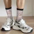 thumbnail image 6 of Vsdgher Safari Animals Crew Socks for Men & Women, Breathable Casual Athletic Ankle Socks, 6 of 6