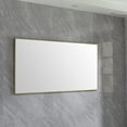 thumbnail image 2 of EVIVA Gold 60X30 Inch Modern Framed Bathroom Mirror, 2 of 3