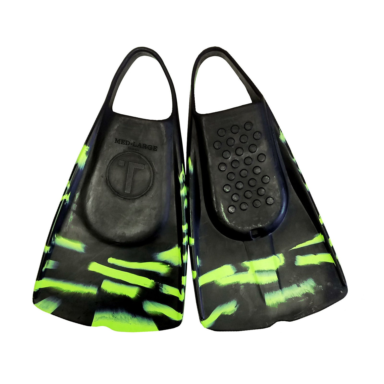 Tribe T1 Bodyboarding & Bodysurfing SwimfinsBK/LMGNM