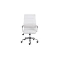 thumbnail image 5 of Studio 55D Primero White Faux Leather Adjustable Office Chair, 5 of 9