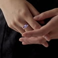 thumbnail image 4 of Beautlace Butterfly Adjustable Ring,925 Sterling Silver Birthstone Open Ring Cute Animals Band Jewelry Gift for Women, 4 of 8
