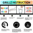 thumbnail image 4 of Rainbow Grill 14K chapado en oro Hip Hop Colorful Rainbow Vampire Teeth Grill + 2 barras de formación adicionales Zhivalor LRWJ454-2, 4 of 4
