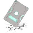 thumbnail image 3 of Case for iPad Air 3 10.5" 2019,iPad Pro 10.5" 2017,3 IN 1 Hybrid Heavy Duty Rugged Stand Cover Shockproof Anti-slip Anti-Scratch Full-body Protective Cases for iPad Pro 10.5 inch 2019,Gray/Green, 3 of 7