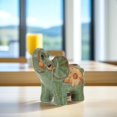 thumbnail image 2 of Worgeous  Ceramic Elephant Flower Pot Shaped Plants Succulent Planters Pots Indoor, 2 of 8