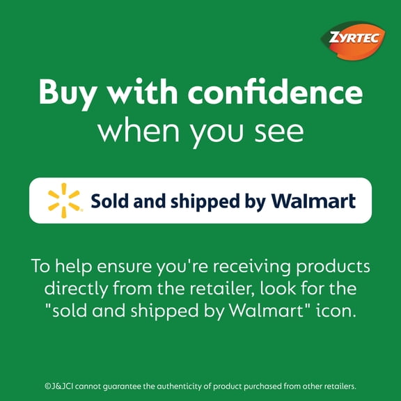 Zyrtec 24 Hour Cetirizine HCl Allergy Relief Tablets, 5 x 1 Count Packs