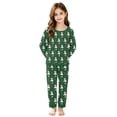 thumbnail image 3 of Family Matching Christmas Pajamas Set, Long Sleeve 2-Piece PJs for Family Members of All Ages, Christmas Themed Printed Soft Family Loungewear for Holiday Party, 3 of 6