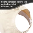 thumbnail image 3 of Gorra de béisbol ajustable con cola de caballo para mujer para moño alto, 3 of 6