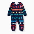 thumbnail image 2 of Conjuntos de pijamas navideños a juego para toda la familia con estampado de árboles, estrellas y Fair Isle, 2 of 5